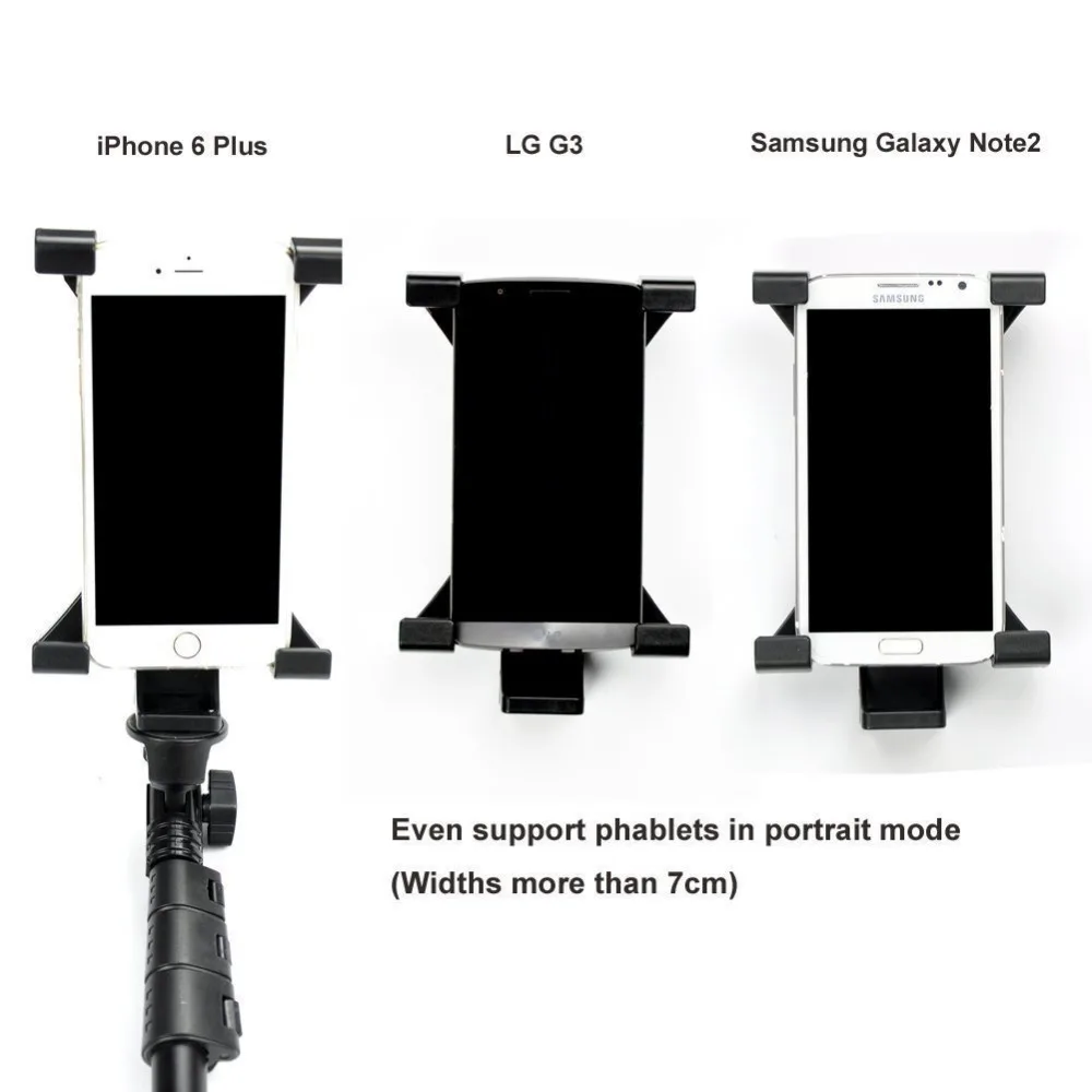 Portefeuille 2 in 1 Tablet Tripod Cellphone Mount Adapter Clamp for Apple iPad Air Mini Pro iPhone X 7 Plus 8 Stand Accessories (5)