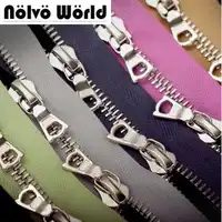 15 yards 63 kinds colors,5# two way customize color DIY metal zipper accessories for bags,garments