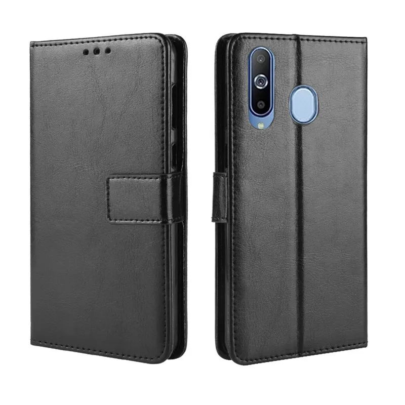 For Samsung Galaxy A60 Case Luxury Leather Flip Wallet Phone Case For Samsung A 60 A606F A606 Case Stand Function Card Holder