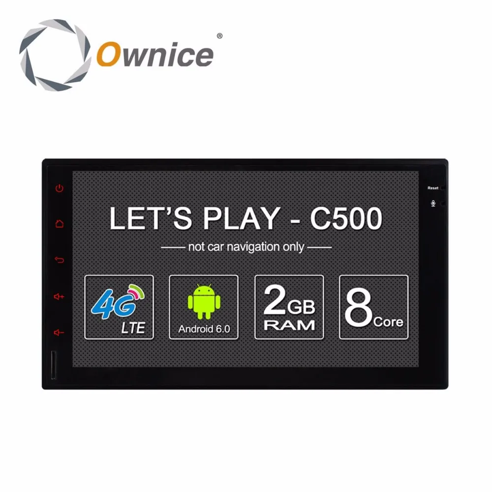 Flash Deal Ownice C500 Octa 8 Core Android 6.0 2G RAM 32GB ROM Support 4G LTE SIM Network Car GPS 2 din Universal car Radio player no dvd 0