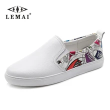 LEMAI/ г., весенние высококачественные женские кожаные лоферы, модная обувь на плоской подошве серебристого цвета женская обувь без застежки Серебристые Мокасины