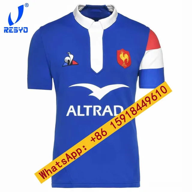 RESYO The Newest 2019 Rugby France Rugby Jerseys Shirt Football Shirt/Top Quality Free shipping