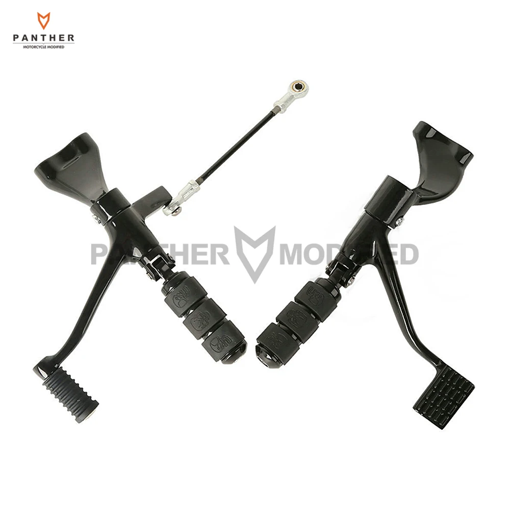 Motorcycle Forward Control Pegs Lever Linkage Brake Lever & Shift Lever case for Harley