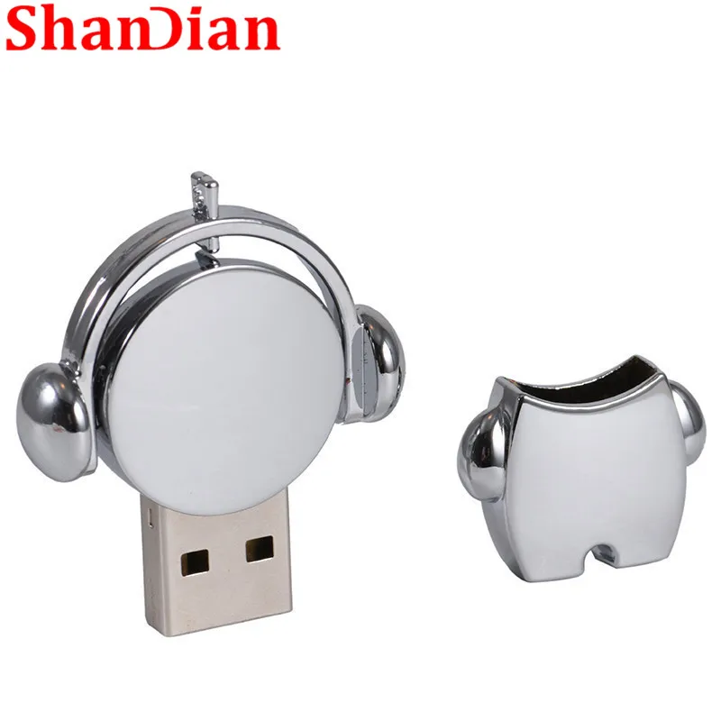 SHANDIAN декоративный Металл Мультфильм 32 ГБ/64 Гб музыкальный человек USB флэш-накопитель 16 ГБ флеш-накопитель флеш-карта памяти U диск(более 10 шт. бесплатный логотип