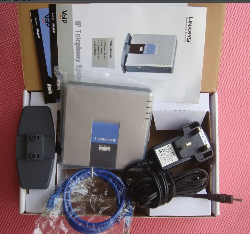 Unlocked Linksys Voice Gateway SPA3102 VoIP Phone Adapter with Router