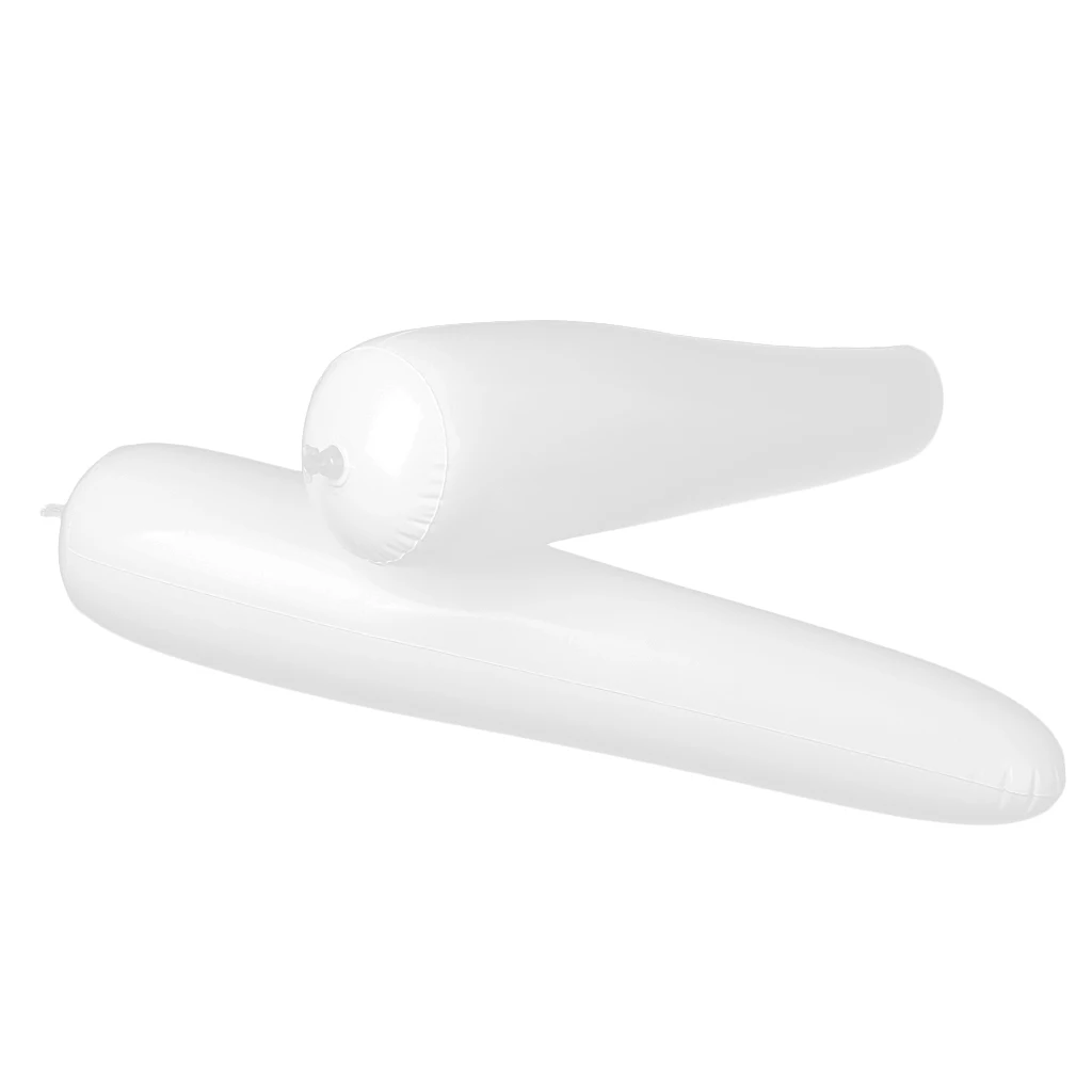 Footful Lightweight Easy Carry Inflatable Shoes Stretcher Boots Insert Shaper Pack of 2 White