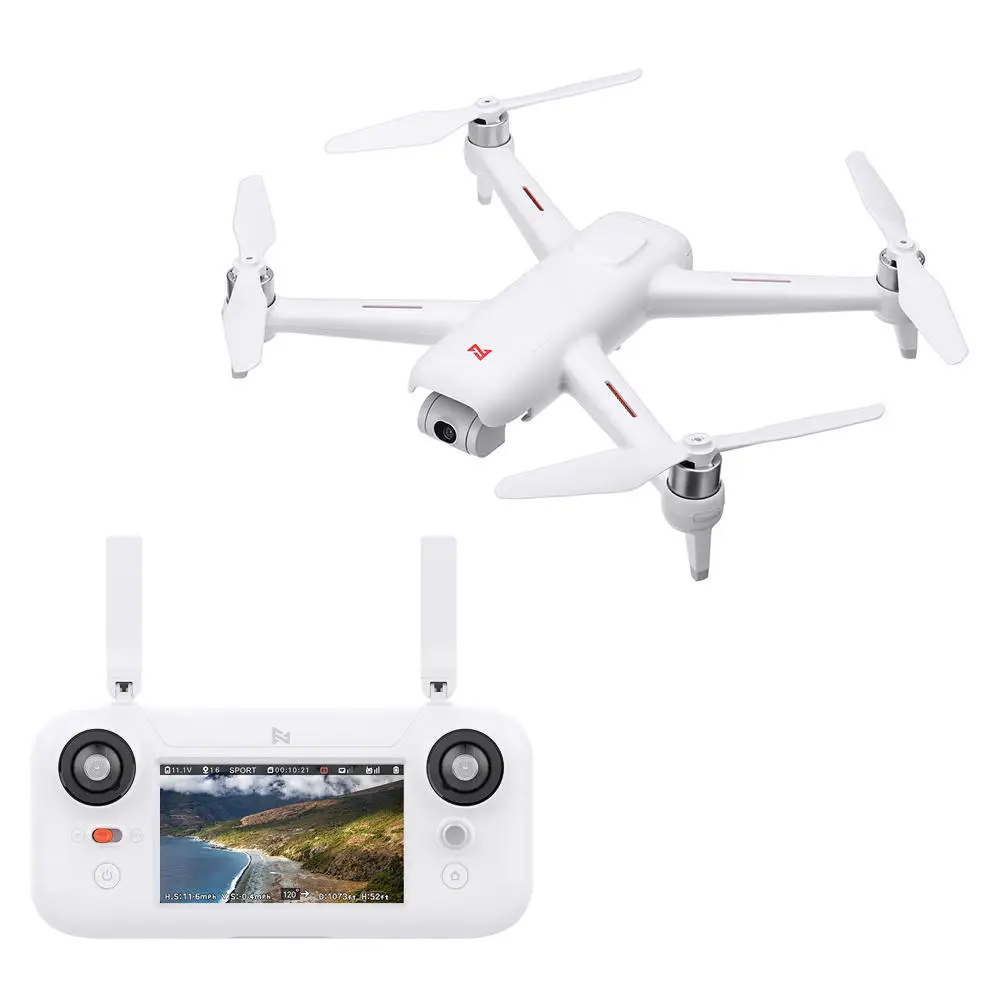 Dron FIMI A3 Cámara 5,8G GPS Drone 1 KM FPV 25 minutos con 2 ejes cardán 1080 P Cámara RC Quadcopter avión Dron kit de accesorios