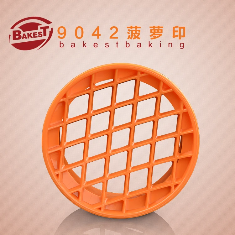 

BAKEST 2pcs per lot ABS Plastic Pineapple Printing Mold Cake Fondant Tools Cake Cutter