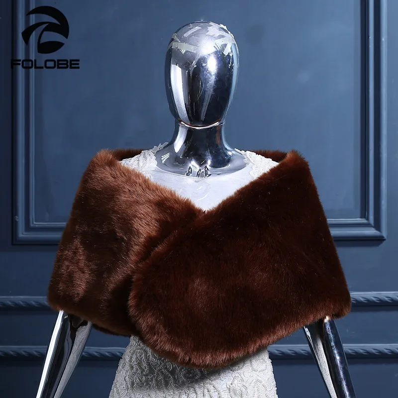 bridal party fur shawls