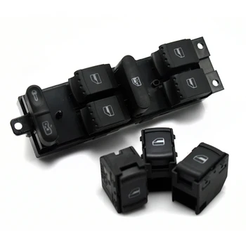 

Free shipping master Window Switch with single switch for VW volkswagen 99-04 Bora Golf Jetta MK4 Passat B5 3BD 959 857