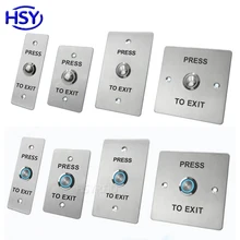 Access Control Exit Button Push Switch Door Release Buttons Open Electronic Gate Lock door exit button release push switch for access control systemc electronic door lock no nc com lock sensor switch access push