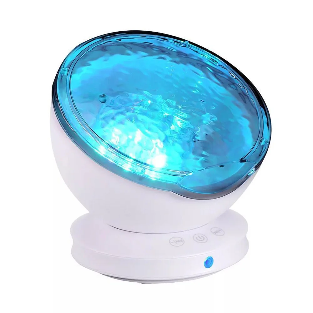 

Night Light Star Sky Ocean Music Player Projector Light Sleep Romantic LED USB Aurora Starry Lamp _WK