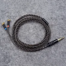 2,5 мм/3,5 мм разъем 1,2 м бескислородная медь посеребренные кабели для наушников MMCX HiFi баланс кабель для F7200 F4100 F3100 ER4SR ER4XR