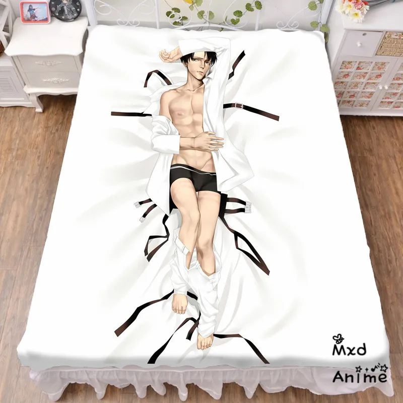 

Japanese Anime Attack on Titan Shingeki no Kyojin Eren Bed sheet Throw Blanket Bedding Coverlet Cosplay Gifts Flat Sheet cd002