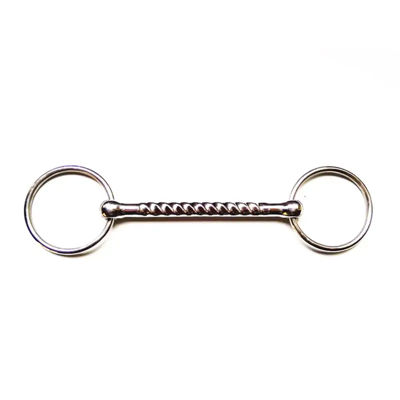 Stainless Steel Snaffle Bit Horse Equipment 13cm Mouthpiece O Bit (H0820)