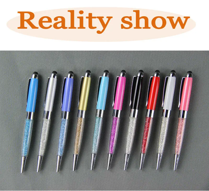 stylus pen ball pen 2 in 1 multifunction pen for mobiles and PDAs diamond style-07a