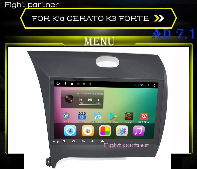 Заводская цена 9 дюймовый Android 7 1 автомобильный dvd на основе android gps навигация для Kia