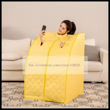 Семейная Паровая комната детоксикации потоотделение тела одиночный Дальний инфракрасный домашний свет волна комната парящая машина сауна ванна