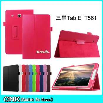 

Smart PU Leather Case Cover For Samsung Galaxy Tab E 9.6 Case T560 T561 SM-T561 Tablet PC Protective Case Flip Cover Shell