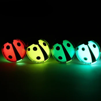 

2pcs/set Car Air Freshener Luminous Color Change Ladybug Perfume Vent Clip Automobiles Interior Decor Scent Diffuser Ornament
