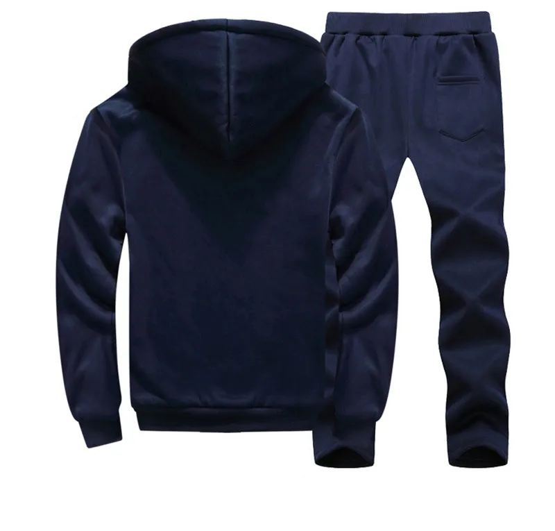 Deals Winter Cashmere Sporting Suit Hats Jacket+pants Warm Suit Plus size M~6XL,7XL,8XL Sporting Suit Men Running Set Sportswear