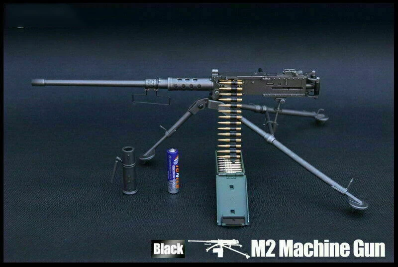 Modelo de Brinquedo para 12 Soldado Figura Cena Acessórios m2 Browning Máquina Arma Modelo Zy8031 Preto Deserto Cores Action Ação 1 - 6 18 Figuras de ação