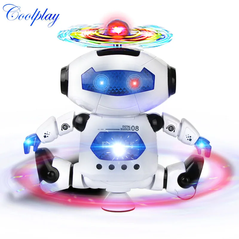 Elektronisches Tanzen Smart Space Roboter Astronaut Kinder Musik Spielzeug Spiel
