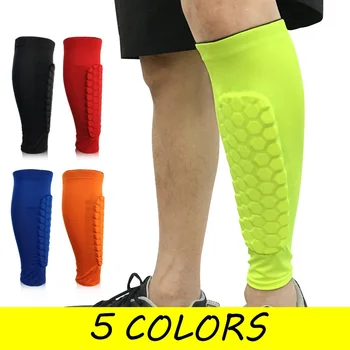 

Football Shin Guards Protective Soccer Pads Holders Leg Sleeves Basketball Training Sports Protector Gear Adult Teenager 1PCS