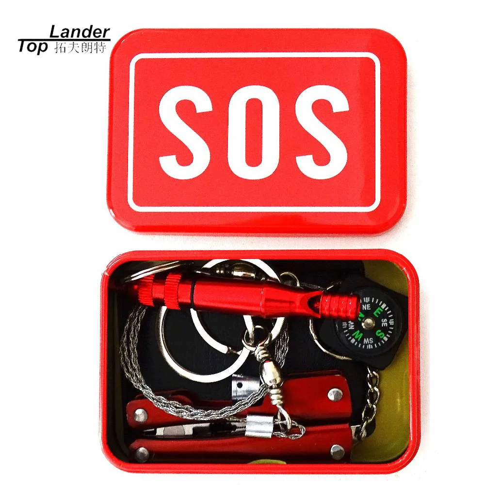 Outdoor Hiking Camping Tools Emergency Tool Set Multi function Wildlife