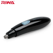 RIWA Nose Trimmer For Men 1XAA Battery Stainless Steel Blade Nose and Ear Trimmer Washable Nose