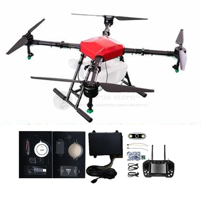 

YRX410 10L Quadcopter Agricultural Spraying Waterproof Drone kit JIYI K++ flight controller version