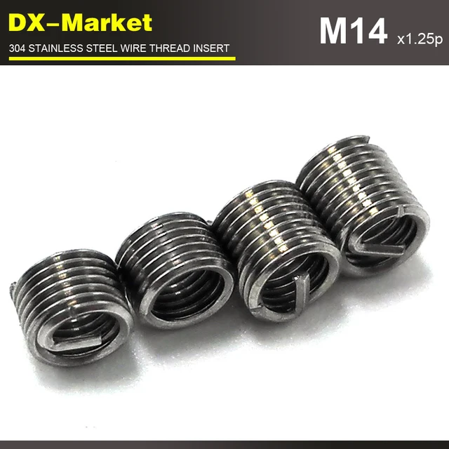 m14*2D *1.25P , 30pcs , fine pitch thread , thread repair fasteners