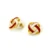Moda Yellow & estofados Ouro brincos não perfurou clipe auricular indolor jóias ouvido sem piercing brincos presente para homem mulher