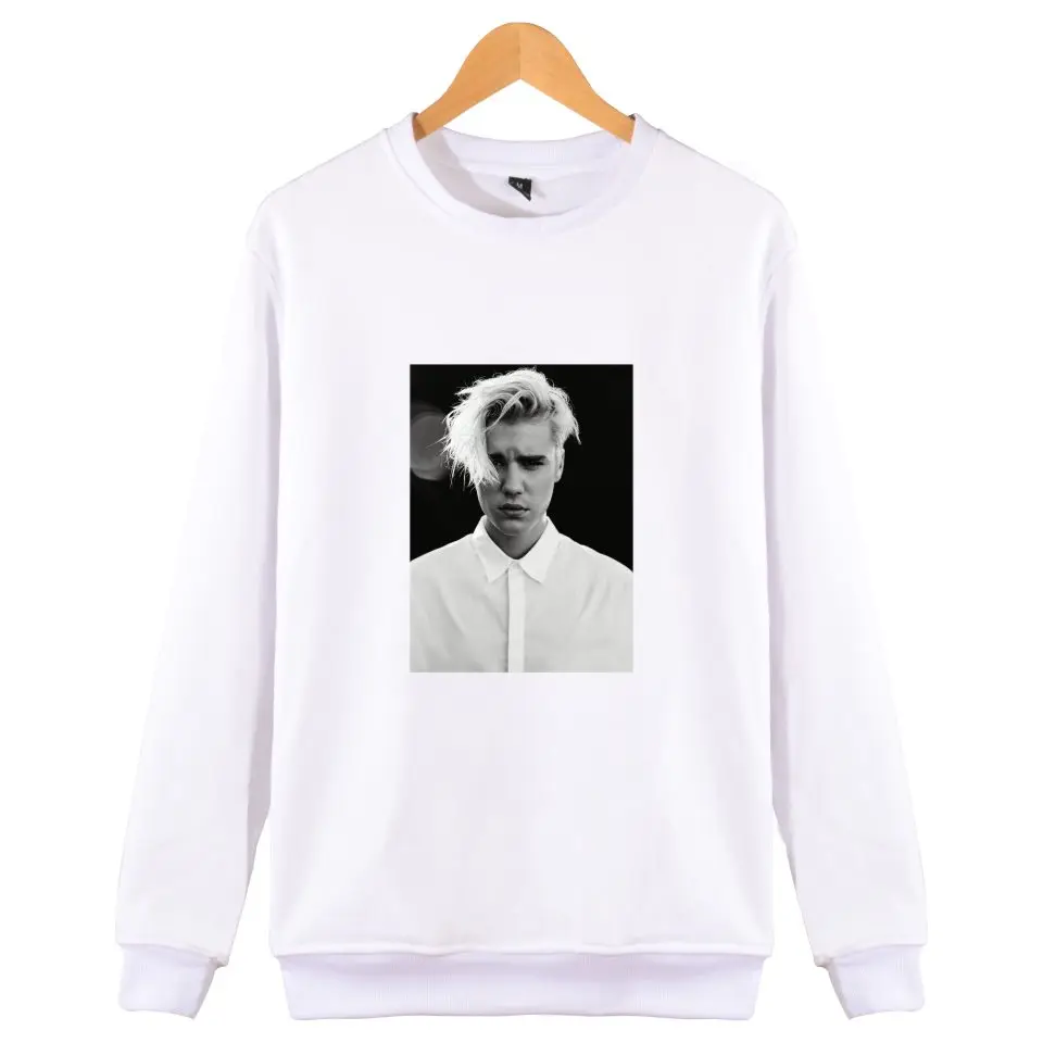 Justin Bieber New Style Capless hoodies Men/Women Kpop sweatshirt out wear for winter and autummn For Plus Size Justin Bieber