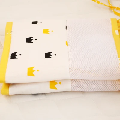 Летняя Детская кроватка постельное белье бампер 5 размеров для новорожденных