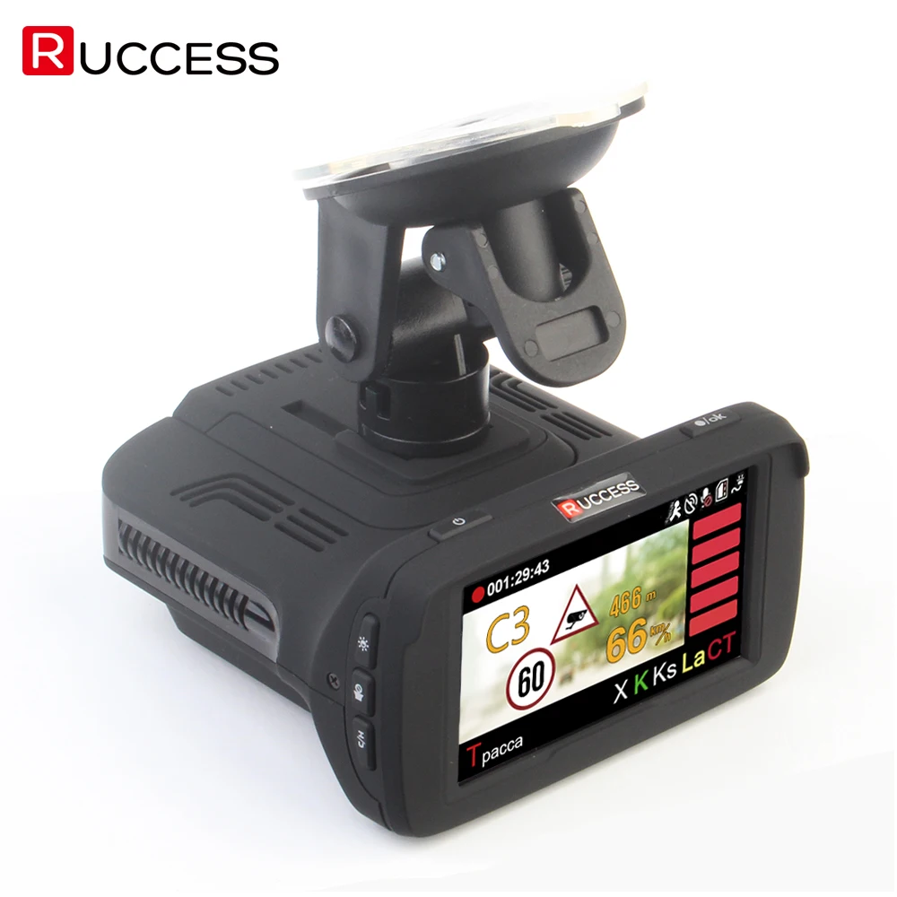 Ambarella A7LA50 3 In 1 GPS Car DVR Car font b Camera b font Anti Radar