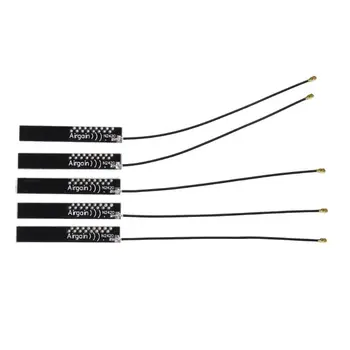 

5PCS 2.4Ghz IPX IPXE Connector PCB Built-in Aerial 4dBi High Gain WIFI Internal Antenna Sticker 10CM