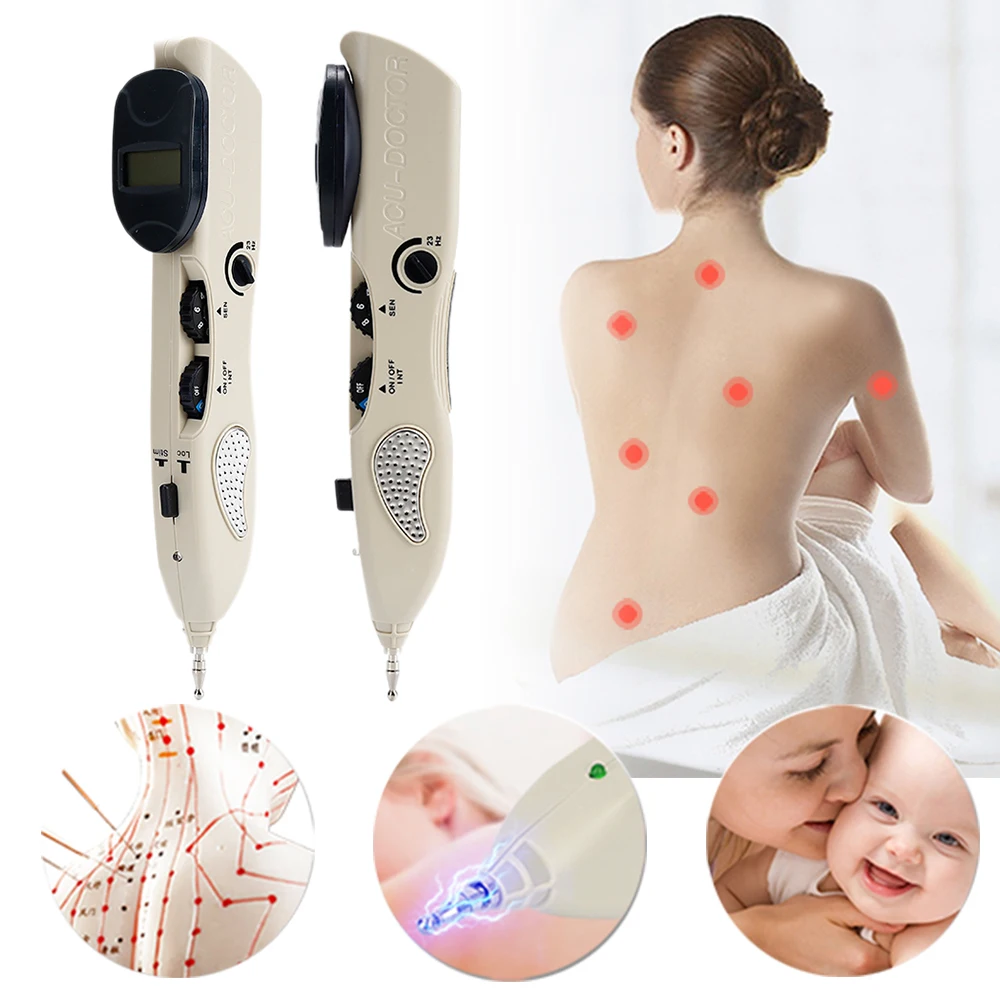 New Digital Electronic Acupuncture Device Massage Pen Pointer With