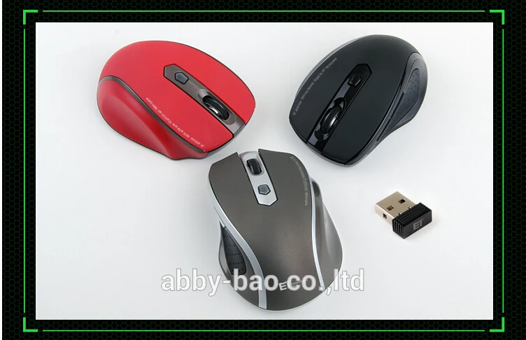 Новое поступление, Беспроводная оптическая игровая мышь cortex 3 цвета, 6 клавиш, 2,4 ГГц, для компьютера, ПК, ноутбука, 1600 ИПЦ, беспроводная мышь красного цвета