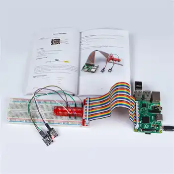 SunFounder Basic Sensor Kit for Raspberry Pi 3, 2 and RPi 1 Model B+ with 40-Pin GPIO Extension Board Jump wires