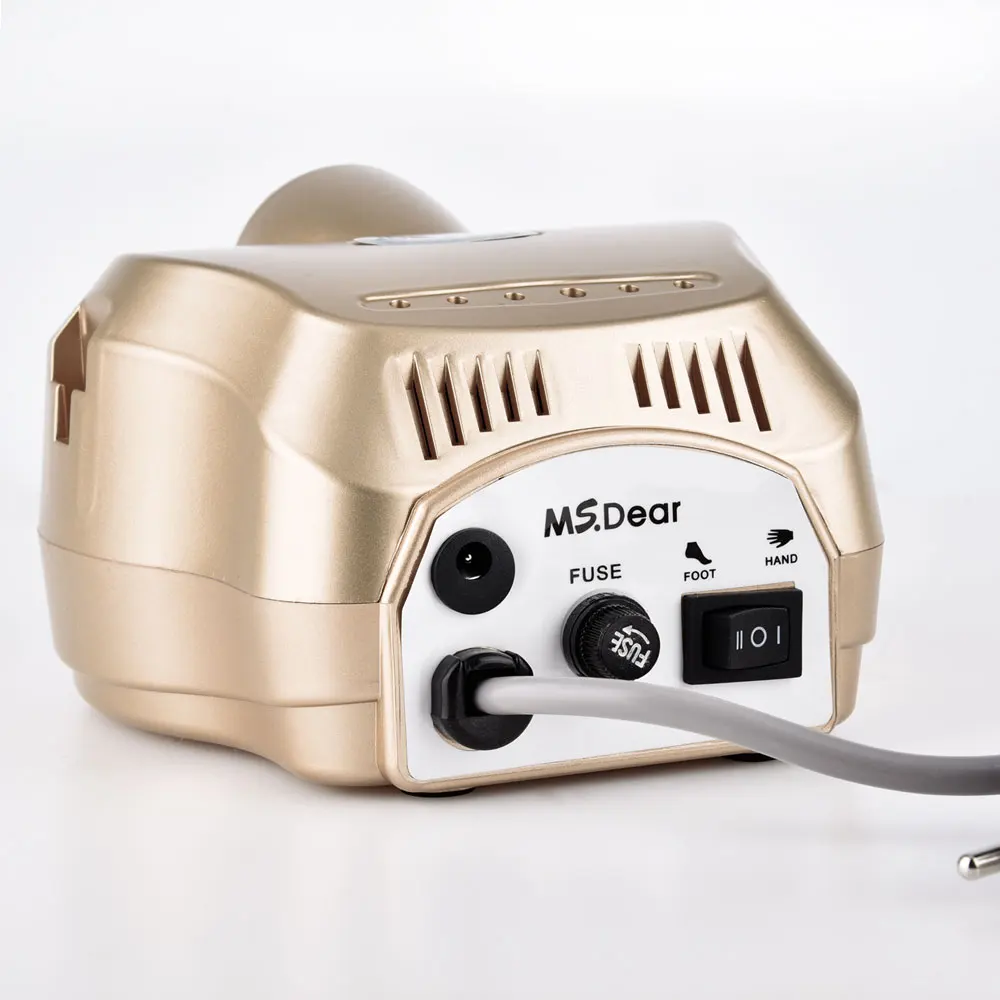 Cena 35000RPM profesjonalny aparat maszynowy do zestaw do manicure i pedicure elektryczny plik z nożem wiertarka do paznokci Art polerka Tool Bit