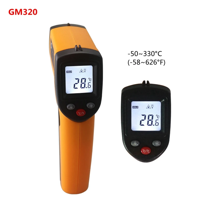 Digital-Thermometer-GS320-GM320-GM900-Red-Laser-Infrared-Thermometer-Non-Contact-IR-Pyrometer-LCD-Temperature-Meter (3)