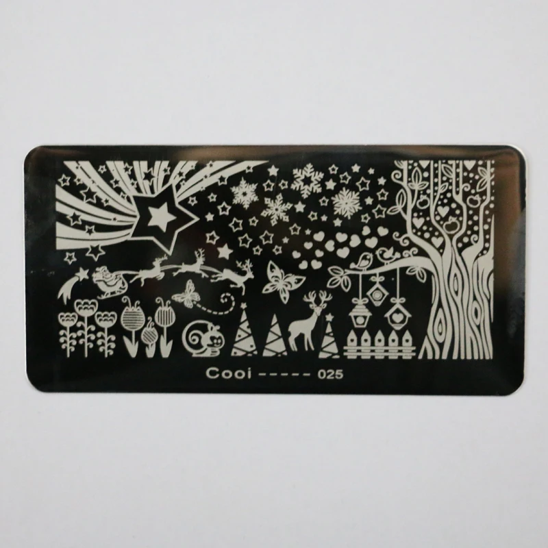 

1 Pcs 6*12CM Beauty Star Nail Printing Image Stamps Plates Stamping Nail Art Decoration DIY Stencil Manicure Tools Cooi025