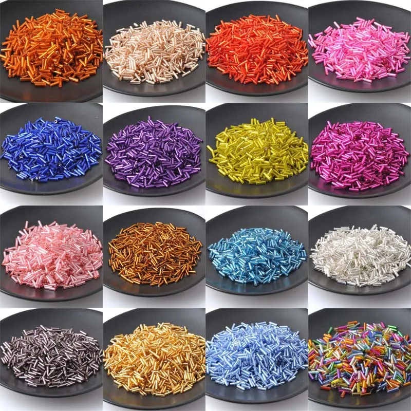 17 Color 6x2mm 1000pcs Crystal Glass Spacer beads SILVER LINED Czech Seed Beads For Jewelry Handmade DIY BL6MMG01 | Украшения и