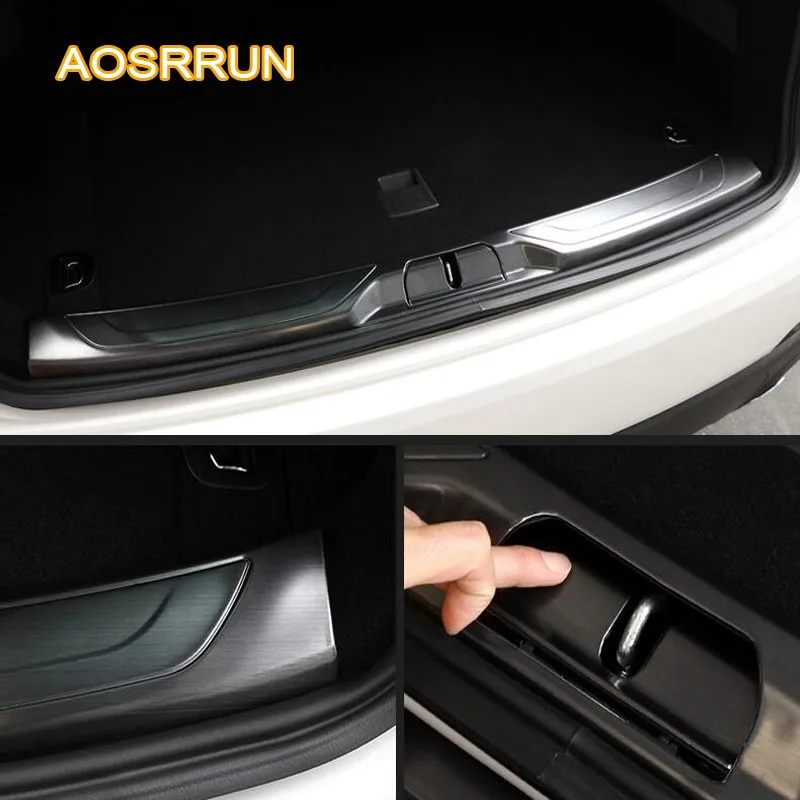 

After stainless steel, the backboard of the rear guard plate is in the back of the box Car accessories FOR Maserati Levante