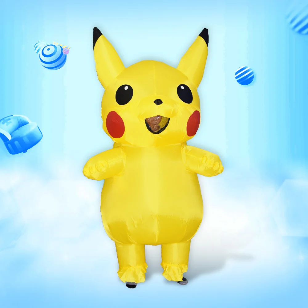 11 11 Inflatable Pikachu Costume Women Men Boys Girls Kids Adult