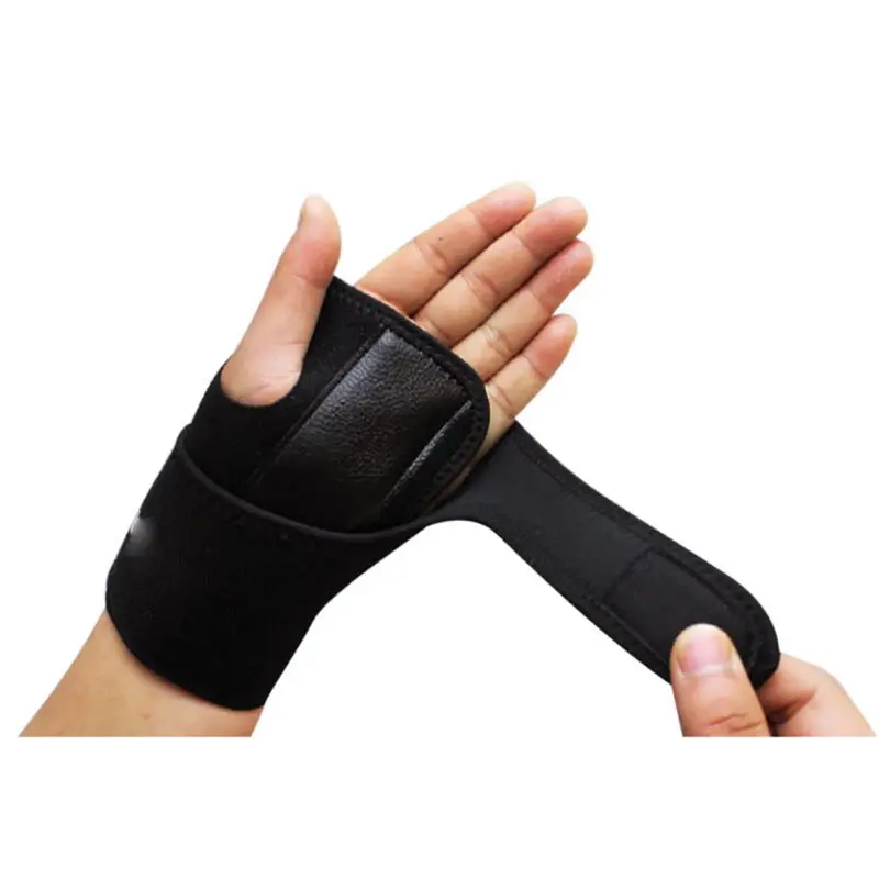 Balight унисекс Открытый Фитнес бандаж ортопедические Руки Бандаж перчатки, поддержка запястья палец шина карпальный туннельный синдром - Цвет: black left hand