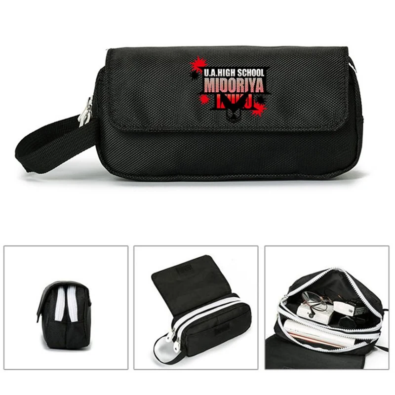 

1Pc 2019 New Arrival My Hero Academia Pencil Case Bag Anime Makeup Bag Wholesale