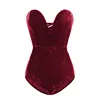 Red wine bodysuit