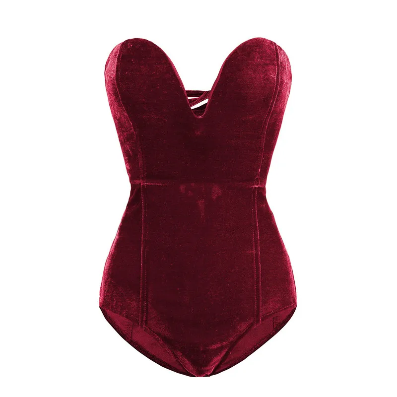 Red wine bodysuit